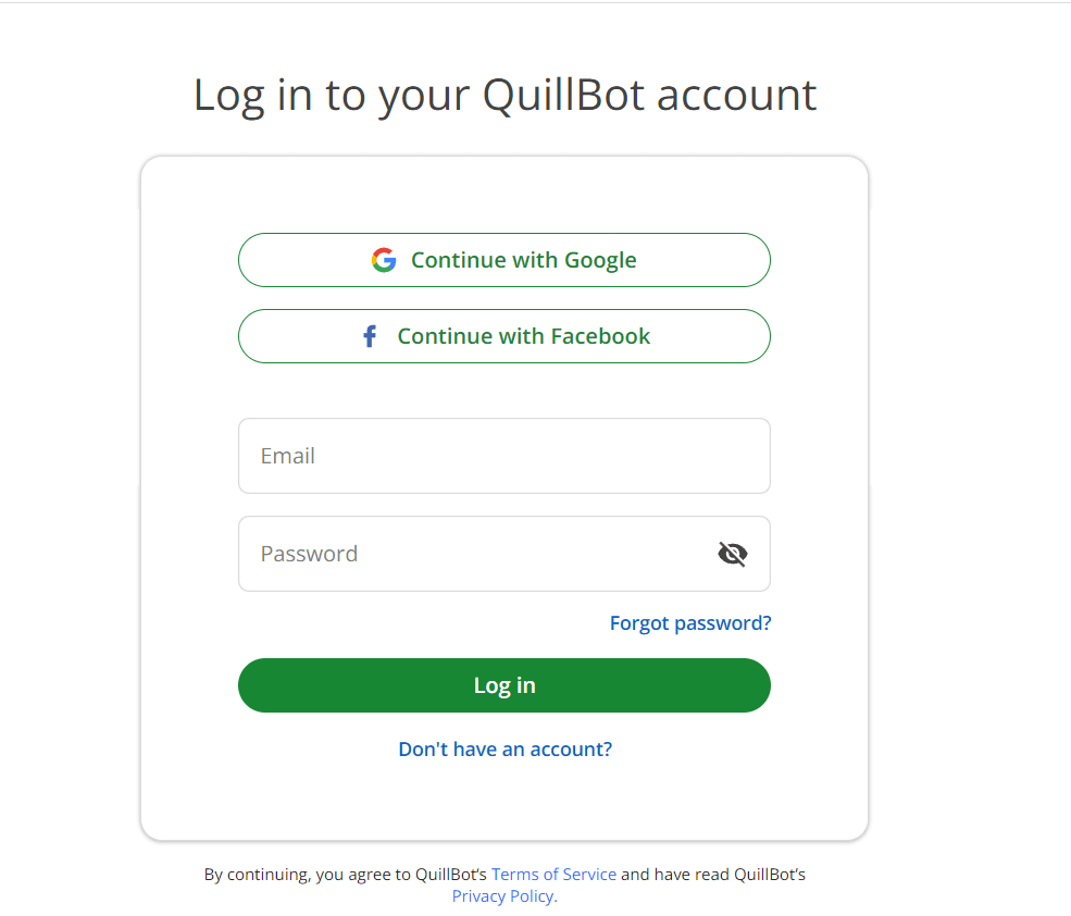 quillbot登入方式
